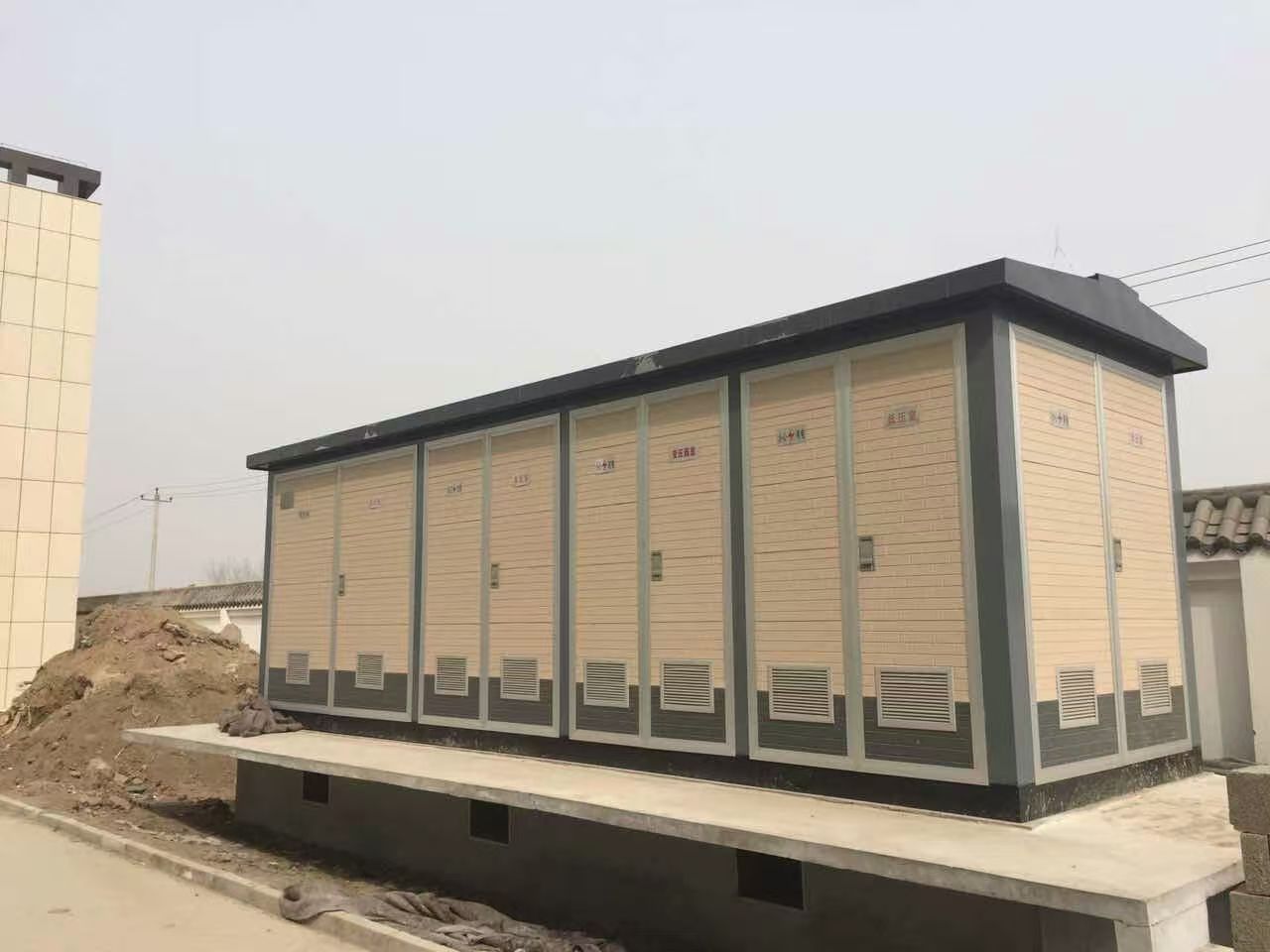 Outdoor Prefabricated HVLV Transformer Substation Power Distribution Equipment Package Solar PowerIEC1330 Durable Metal.jpg