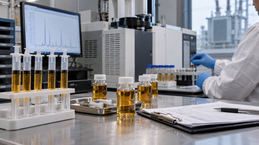Insulating oil laboratory analysis