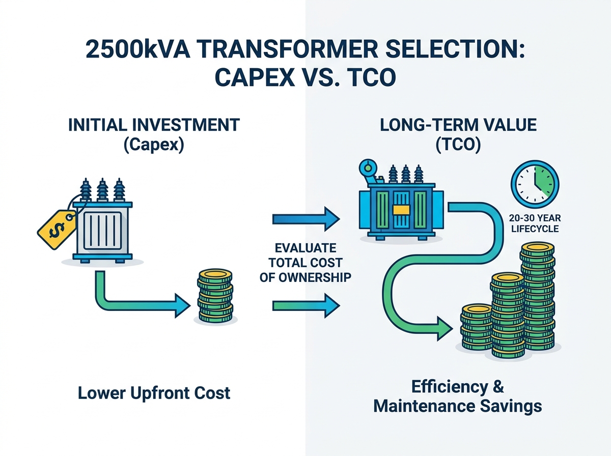 Industrial 2500kVA Transformer Selection