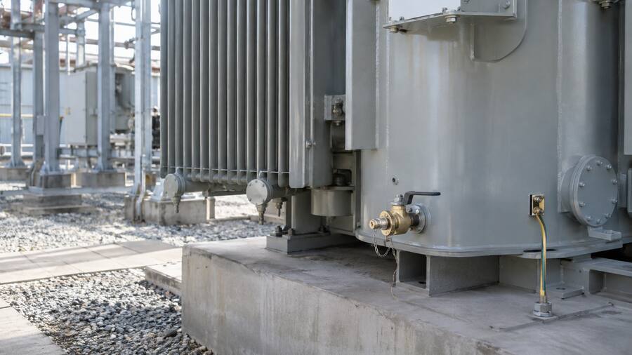 Transformer oil sampling valve access